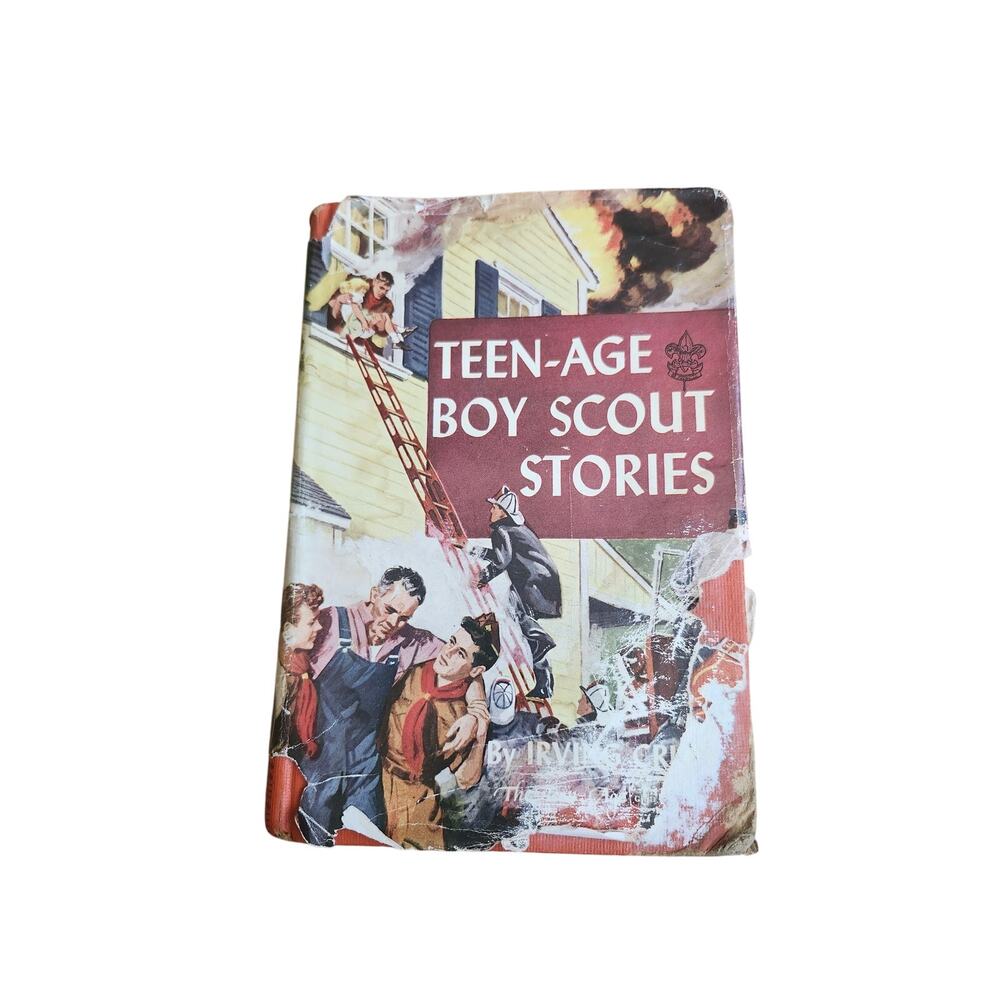 Vtg 1948 Teen-age Boy Scout Stories by Irving Crump (Hardcover Dust Jacket) USA‎